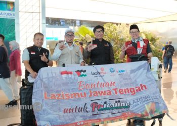 Tim Kemanusiaan Lazismu Berangkat ke Jordania Salurkan Bantuan untuk Palestina