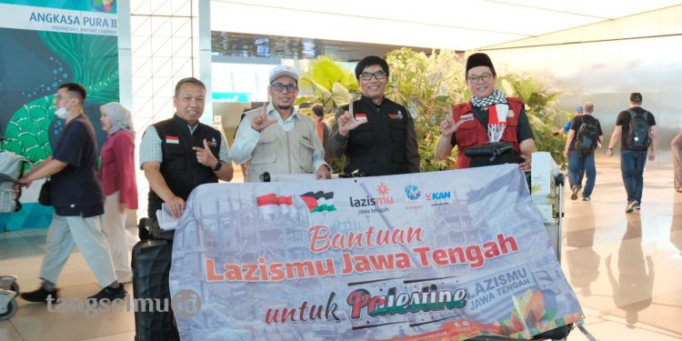 Tim Kemanusiaan Lazismu Berangkat ke Jordania Salurkan Bantuan untuk Palestina
