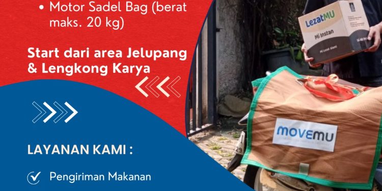 PRM Jelupang Meluncurkan Layanan Pengiriman Barang bernama MoveMu