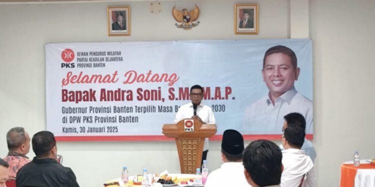 Jelang Dilantik Prabowo Subianto, Andra Soni Safari ke Sejumlah Parpol di Banten