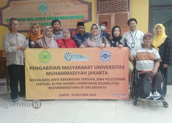 Anggota Himpunan Disabilitas Muhammadiyah Jakarta Ikuti Sosialisasi Anti Kekerasan Seksual