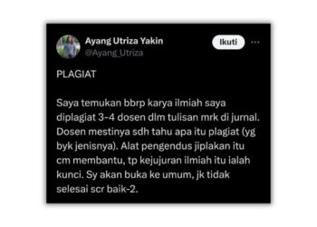 Diduga Plagiat, Komunitas Pegiat Literasi Minta Menag Batalkan Pelantikan Rektor UIN SMH Banten