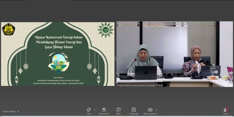 Mendorong Gaya Hidup Hemat Energi Berbasis Nilai Islami di Lingkungan Keluarga