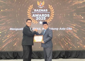 Lazismu Raih Penghargaan LAZ Nasional Pengumpulan ZIS Terbaik Di Ajang Baznas Award 2025