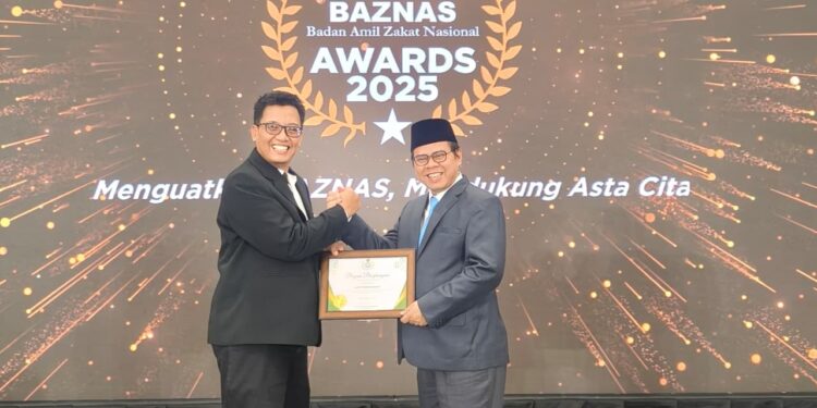 Lazismu Raih Penghargaan LAZ Nasional Pengumpulan ZIS Terbaik Di Ajang Baznas Award 2025