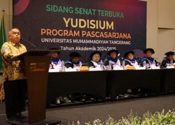 Lepas 186 Magister, Rektor UMT Ajak Lulusan Magister Bersikap Konstruktif, Kontributif, dan Solutif