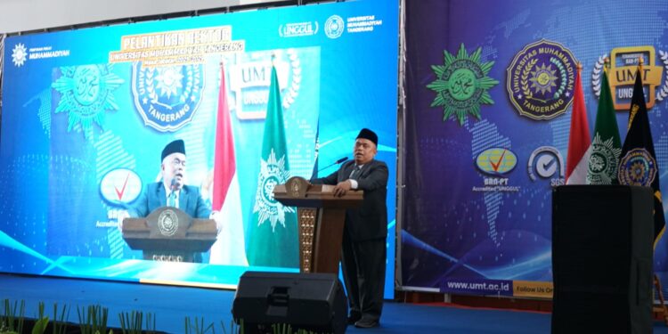 Dilantik Jadi Rektor, Desri Arwen Ingin Wujudkan UMT Sehat