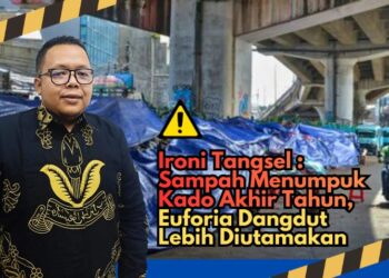 Ironi Tangsel : Sampah Menumpuk Jadi Kado Akhir Tahun, Euforia Dangdut Lebih Diutamakan