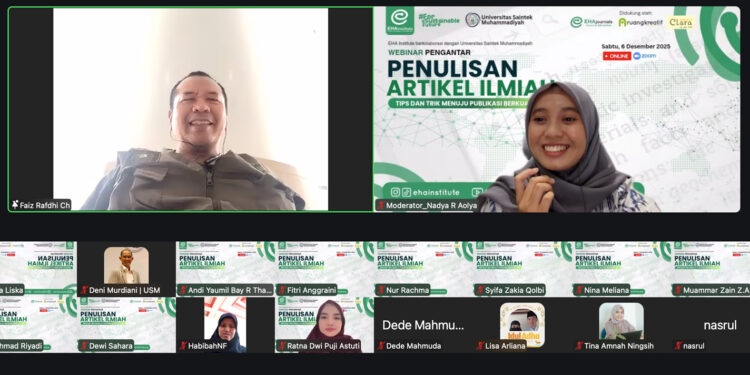 Perkuat Kapasitas Dosen, Universitas Saintek Muhammadiyah Gelar Webinar Penulisan Artikel Ilmiah