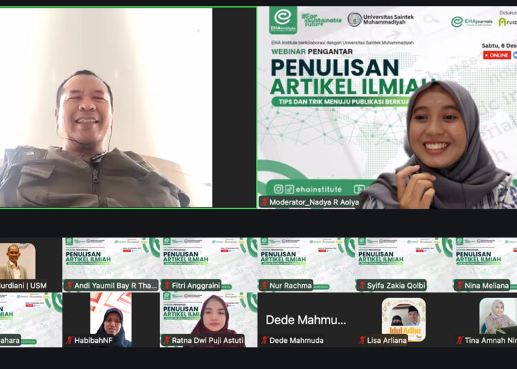 Perkuat Kapasitas Dosen, Universitas Saintek Muhammadiyah Gelar Webinar Penulisan Artikel Ilmiah